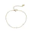 Joyería Transfronteriza Europea y Americana, Nuevas Pulseras de Perlas Retro Francesas, Joyería de Moda para Mujer al por Mayor, Accesorios de Mano Estilo Ins