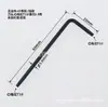 Llave de vaso hexagonal de doble cabeza T6/T8/T10 con agujero, destornillador hexagonal al por mayor T15/T20/T25/T30