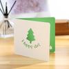 Tarjetas de felicitación de cumpleaños de fábrica para tarjetas huecas creativas para escribir pequeñas postales de felicitación navideñas frescas al por mayor