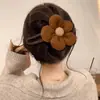 Grampo de Pelúcia Outono e Inverno Coleção Feminina Grampo Exquisito de Alto Padrão Urso Fofo Estrela de Cinco Pontas Presilha de Uma Palavra Presilha BB Acessórios de Cabelo