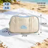 Bolsa de Almacenamiento para Ropa Interior con Forma de Concha para Viaje, Neceser Portátil Tres en Uno para Organizar Ropa Íntima, Ropa Interior y Calcetines