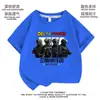 Camiseta de Manga Corta Periférica del Juego Delta Force para Niños, Niños y Estudiantes, Ajuste Holgado Ropa de Verano