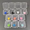 Pinza para la nariz en caja Congestión nasal para nadar Impermeable Universal para adultos y niños Silicona suave Equipo de natación Suministros deportivos para el agua Equipo