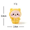 Miniatura Criativa de Desenho Animado Panda de Capa Figura Decoração DIY Acessório Pendurado Mini Ornamento de Mesa