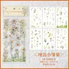Novos Adesivos de Plantas e Flores Estilo Ins, Materiais de Decoração para Diário de Estudante, Adesivos à Prova d'Água Pet para Crianças, Atacado de Brinquedos