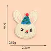 Nueva Serie de Dibujos Animados Mini Pegatinas de Tela Bordado DIY Accesorios de Ropa Decoración Mochila Escolar Infantil Decorativa Estilo Pegamento Caliente