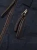 Jaqueta Jeans Patchwork Azul Retrô Nanxia com Lapela para Homens 2026 Nova Modelagem Solta Jaqueta Detroit