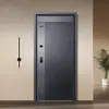 Puertas de Entrada Principal Exteriores de Acero de Seguridad a Prueba de Fuego