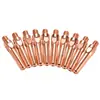 Bico Condutor de Tocha de Solda Cobre Cromo Zircônio Bico Alimentador de Arame de Cobre Modelo Panasonic 0,8~1,6mm Bico Condutor de Soldagem com Proteção de Gás