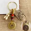 Chaveiro Retangular de Latão Novo Oito Patrono Saint Benmingfo Zodiac Zodiac Um Zumbido