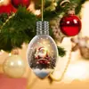 Amazon Luz Bombilla Acrílico 2D Adorno Espejo Retrovisor Coche Decoración Árbol de Navidad Carnaval Navideño