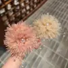 Presilha de Garra Grande Flor Pérola Alta Qualidade Estilo Coreano para Mulheres, Fashion e Versátil, com Toque de Luxo, Presilha Tubarão Grampo de Cabelo Acessório de Cabelo