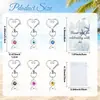 Nuevo llavero de espina de pez con forma de corazón transfronterizo, regalo para fiesta playera con temática oceánica, recuerdo para bodas y bautizos costeros