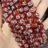 Pulsera Collar con Cuentas, Cuentas de Buda, Ágata Roja Natural del Tíbet, Cuentas Dzi, Cuentas Redondas, Cuentas Sueltas