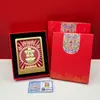 Nuevos Adornos de Escritorio de Oro Puro 999, Decoración de Oficina de Alta Gama, Tienda de Transmisiones en Vivo Regalos de Alta Gama