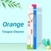 En stock al por mayor limpiador de recubrimiento lingual cuidado bucal herramienta de limpieza raspador de lengua cepillo para recubrimiento lingual doméstico exclusivo transfronterizo