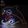 Luzes decorativas Wen Lu Luzes LED com modelagem de animais marinhos peixe tartaruga água-viva luzes de paisagem luzes de gramado