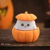 Caixa de Almoço de Polpa de Halloween Decoração de Bolo Fantasma Engraçado Demônio Abóbora Pom-pom Chapéu Pequeno Acessórios de Inserção