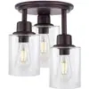 Amazon para sala de estar jantar quarto corredor corredor estilo minimalista americano luzes de teto lustre de vidro gota d'água 110V