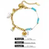 Pulseira de Concha de Pérola Transfronteiriça para Meninas, Joia de Pulseira de Luxo Leve e de Alta Qualidade, Pulseira de Contas Atacado, Fashion e Não Desbota