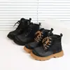 Botas Martin para Niños 2026 Otoño e Invierno Nuevas Botas Individuales de Suela Blanda Botas Cortas de Moda Versátiles para Niños Mayores