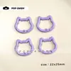 Accesorios DIY Hebilla de Resorte de Gato Lindo Llavero Colgante Accesorios Materiales Hechos a Mano Accesorios Botones Lindos