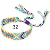 Popular en Europa y América: Pulseras Tejidas Arcoíris Hechas a Mano en Estilo Étnico Nepalí, Venta al por Mayor de Joyería