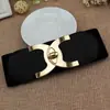 016021 Outono e Inverno Estilo Coreano Fashionável Versátil Feminino Decorativo Larga Cinto Elástico Cintura Elástica Feminino Couro Cinto Vermelho