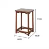 Silla de Tutor Grande Imitación Antigua Corte Blanco Blanco Olmo Viejo Silla de Respaldo Redondo Silla de Té Silla de Respaldo Estilo Chino Nuevo Silla de Montaje de Madera Maciza al por Mayor