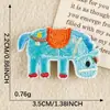 Novo Logo Bordado Ano do Cavalo Desenho Animado Pônei Adesivos Bordados DIY Envelope Vermelho Capa de Celular Adesivos Decorativos Acessórios Adesivos de Tecido Autoadesivos