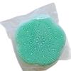 Cepillo de champú para bebé de flor de silicona, cepillo de baño, cepillo de limpieza para niños pequeños, cepillo de limpieza facial, cepillo de limpieza facial para recién nacidos, cepillo de lavado facial de cerdas suaves