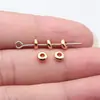 2x5x5mm 0.14g Multicolor Exportación Aliexpress Cuentas Separadoras Separador Separador Cuentas con Agujero Pequeño