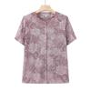 Nuevo vestido de verano para abuelas de mediana edad y mayores, camisa de manga corta de verano para madres de 70 años, camisa de estilo extranjero para esposas, venta al por mayor