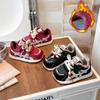 Novos Sapatos Esportivos de Inverno para Crianças de 1 a 3-6 Anos Meninos e Meninas Sapatos Quentes Forrados com Lã para Meninos e Meninas Sapatos de Algodão com Solado Macio