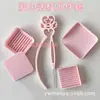 Varita Mágica Especial en Forma de Corazón de 2.6 mm Juego de Cinco Piezas de Aguja para Cuentas Bandeja para Cuentas Pala para Cuentas Materiales para Arte con Cuentas DIY para Manualidades Infantiles