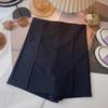 Falda de Verano Talla Grande para Gorditas mm para Mujer Cintura Alta Abertura Asimétrica Falda A-Line Look Adelgazante Cubre Caderas Pantalón Falda Trendy