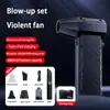 Ventilador Turbo de Alta Velocidad Transfronterizo Mini Soplador de Polvo y Aspiradora para Exteriores Camping Ventilador Potente Motor sin Escobillas Aliexpress