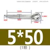 Pasador de seguridad de acero inoxidable 304, pasador elástico, pasador de bloqueo, pasador de inserción, pasador cilíndrico M1M1.2M1.5M2M2.5M3M4M5