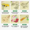 Llavero de Pintura Metálica Pequeño Regalo al por Mayor Creativo Colgante de Texto Marca Dibujo Animado Muñeca Linda Colgante para Llave