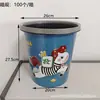 Cubos de Basura de Dibujos Animados al por Mayor en Stock, Diseño Creativo del Año del Caballo, Adecuado para Hogar, Sala de Estar, Dormitorio, Oficina, Cubo de Basura de Gran Capacidad