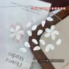 Pétalas de Flores Tridimensionais Cristalinas e Acessórios para Nail Art Floral, Pétalas Coloridas de Resina Quentes de Venda Transfronteiriça, Decorações de Unha Vestíveis DIY