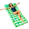 Exportación transfronteriza de camas flotantes inflables de PVC para adultos, colchonetas de aire flotantes para ocio al aire libre en la piscina