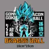 Fornecimento transfronteiriço em estoque de personagens de desenhos animados japoneses Super Saiyan T-shirt impressão de transferência térmica de tinta branca hot stamping agora feito