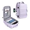 En stock Amazon mochila impermeable para viaje bolsa de equipaje USB traje de aseo de viaje moda al por mayor