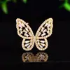 Broche de Mariposa Hueca con Circonita Microincrustada Pin Versátil y Elegante Estilo Insecto para Prevenir Exposición, Accesorio de Ropa