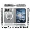 Funda protectora transparente con soporte giratorio magnético para Apple iPhone Duo, aplicable en todo el mundo (Amazon Case).