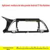 Adequado para 17 Modelos de Kia Cachet Cachet Android Tela Grande Moldura Modificada Painel de Áudio Navegação Conjunto de Moldura Versátil