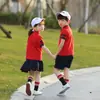 Uniformes Escolares para Estudiantes de Primaria y Secundaria Traje de Verano Estilo Británico Ropa de Clase para Niños Ropa Deportiva Ropa de Jardín de Infancia Ropa de Verano Algodón de Manga Corta