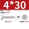Tornillos Autorroscantes de Acero Inoxidable 316 con Cabeza Avellanada Cruzada Tornillos Autorroscantes de Cabeza Plana Gb846 Tornillos de Fijación Decorativos M2.2-6.3