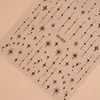 Redanco Nuevo Avión 3D Ins Popular Pegatinas para Uñas Artísticas Estampado Caliente Plata DIY Pegatinas para Uñas Estrella Dh-919